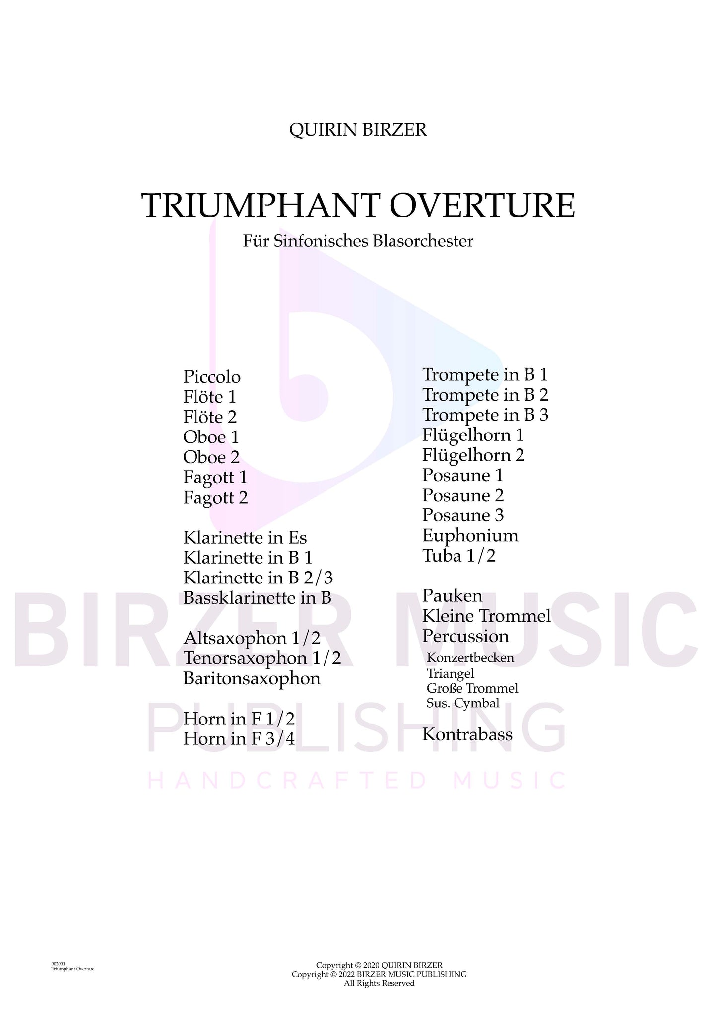 Triumphant Overture