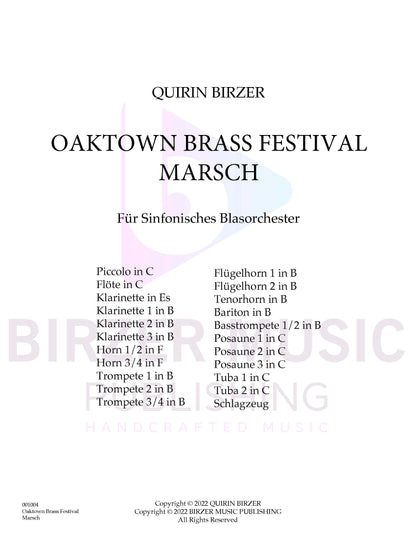 Oaktown Brass Festival - Marsch